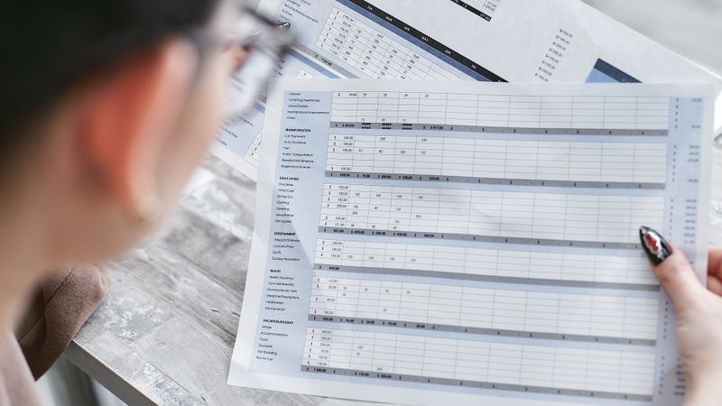 Analyse de tableaux de données imprimés